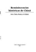 Portada de Reminiscencias históricas de Chiná