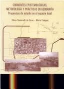 Portada de Corrientes epistemológicas, metodología y prácticas en geografía