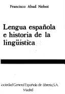Portada de Lengua española e historia de la lingüística