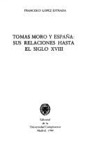 Portada de Tomás Moro y España