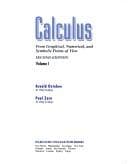Portada de Calculus from graphical, numerical, and symbolic points of view