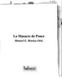 Portada de La Masacre de Ponce