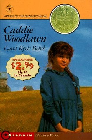 Portada de Caddie Woodlawn - Newbery Promo '99