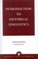 Portada de Introduction to historical linguistics