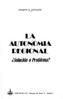Portada de La autonomía regional