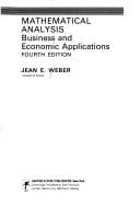 Portada de Mathematical analysis