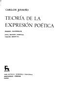 Portada de Teoría de la expresión poética