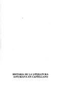 Portada de Historia de la literatura asturiana en castellano