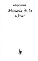 Portada de Memoria de la especie