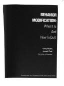 Portada de Behavior modification