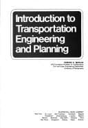 Portada de Introduction to transportation engineering and planning