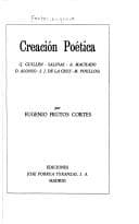 Portada de Creación poética