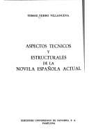 Portada de Aspectos técnicos y estructurales de la novela española actual