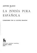 Portada de La poesía pura española