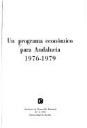 Portada de Un Programa económico para Andalucía 1976-1979