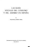 Portada de Las bases sociales del consumo y del ahorro en España