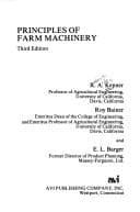 Portada de Principles of farm machinery