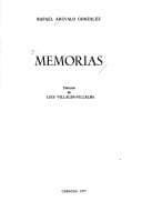 Portada de Memorias