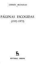 Portada de Páginas escogidas (1932-1973)