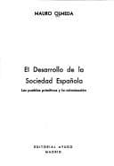 Portada de El desarrollo de la sociedad española