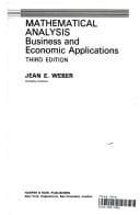 Portada de Mathematical analysis
