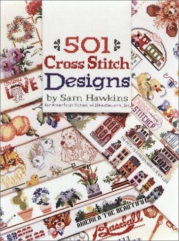 Portada de 501 cross stitch designs