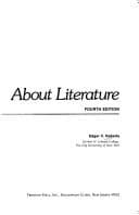 Portada de Writing themes about literature