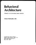 Portada de Behavioral architecture
