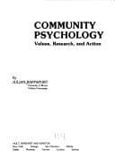 Portada de Community psychology