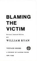 Portada de Blaming the victim