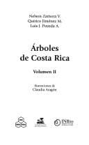Portada de Arboles de Costa Rica