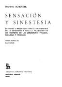 Portada de Sensación y sinestesia