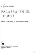 Portada de Palabra en el tiempo