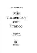 Portada de Mis encuentros con Franco