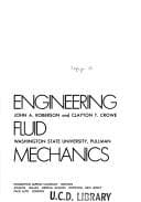 Portada de Engineering fluid mechanics