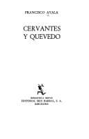 Portada de Cervantes y Quevedo.