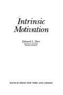 Portada de Intrinsic motivation