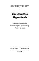 Portada de The Hunting Hypothesis