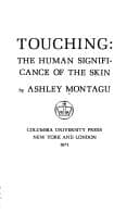 Portada de Touching: the human significance of the skin.