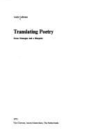 Portada de Translating poetry