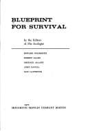 Portada de Blueprint for survival