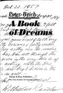 Portada de A book of dreams.