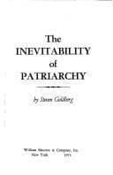 Portada de The inevitability of patriarchy.