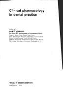 Portada de Clinical pharmacology in dental practice.