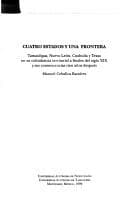 Portada de Cuatro estados y una frontera