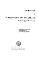 Portada de Argentina y conquista del Río de la Plata