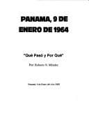 Portada de Panamá, 9 de enero de 1964