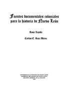 Portada de Fuentes documentales coloniales para la historia de Nuevo León