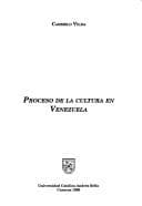 Portada de Proceso de la cultura en Venezuela