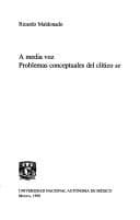 Portada de A media voz